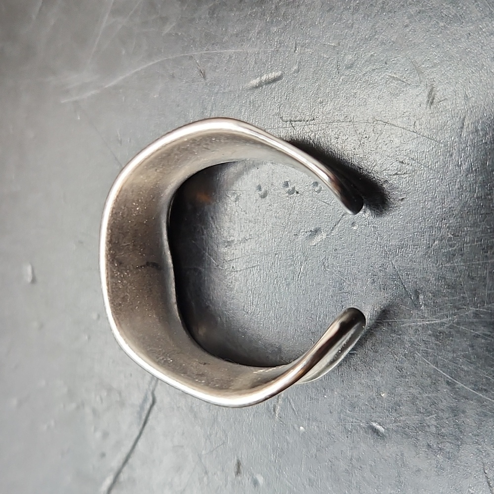 Silver Wide Band Ring - Picture 4 of 4
